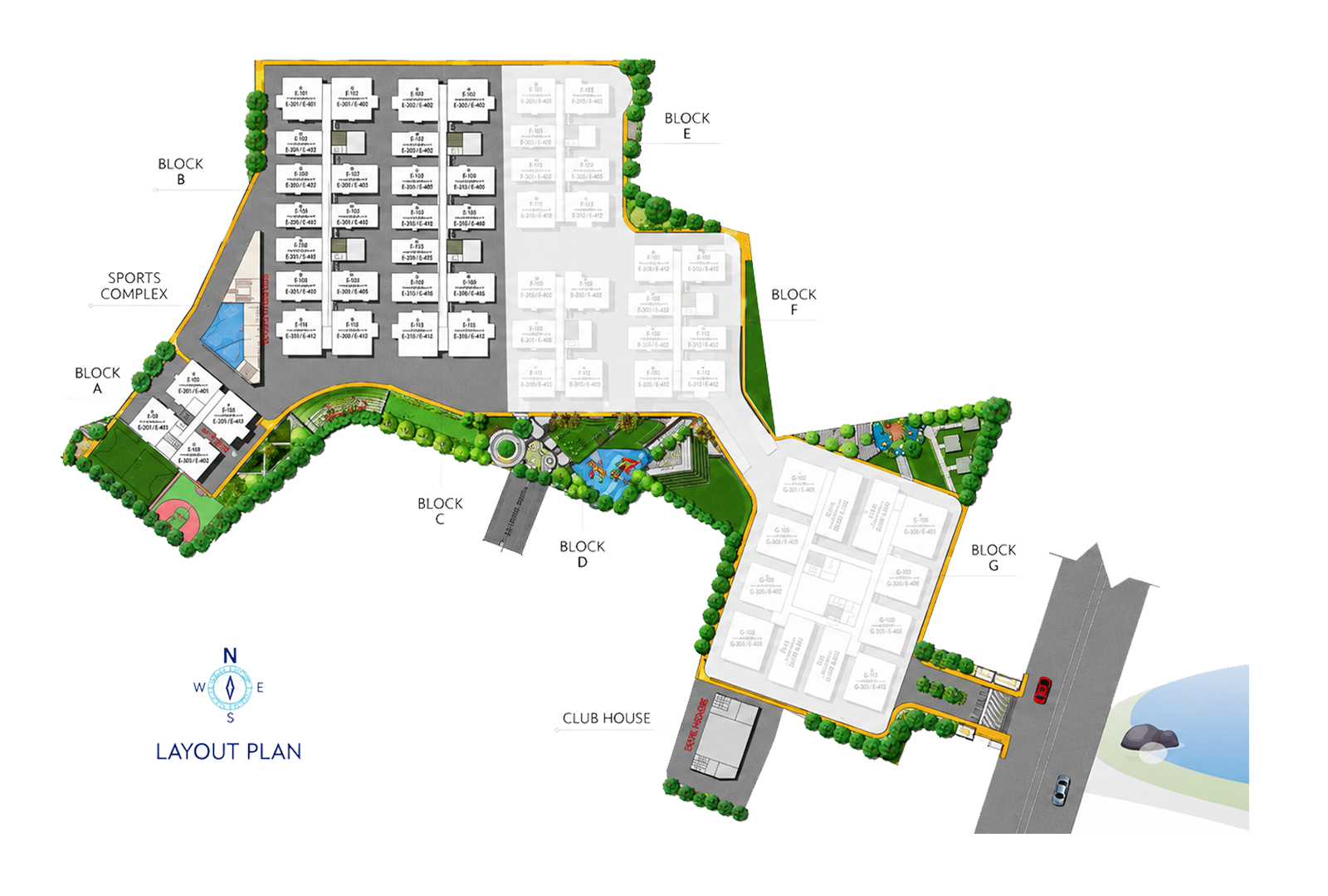 Lavista Waterfront Master Plan Layout